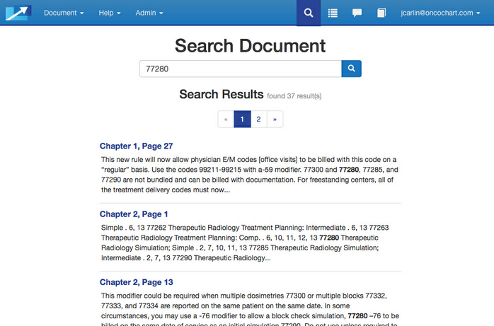 search doc results